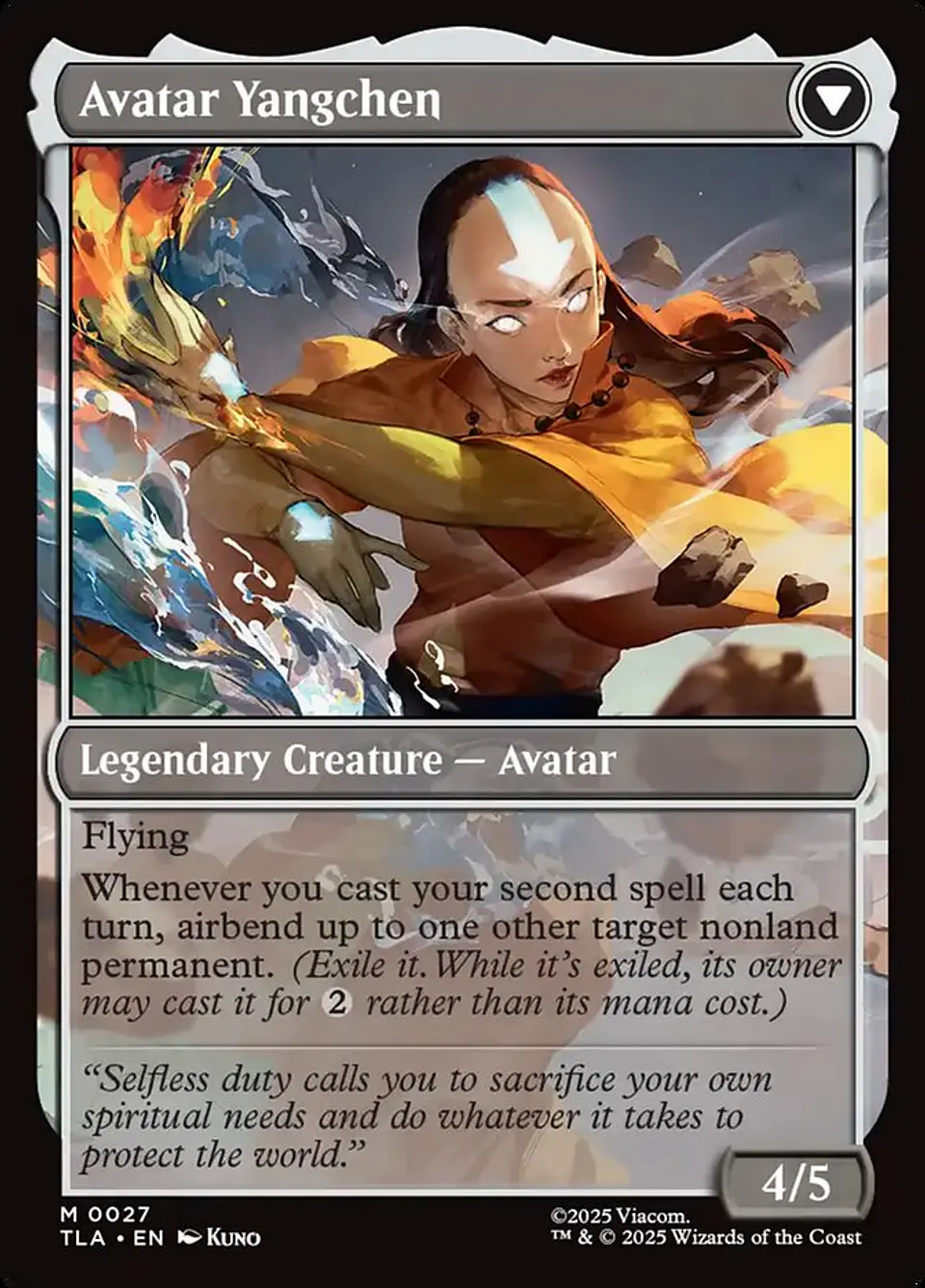The Legend of Yangchen // Avatar Yangchen (foil) | Español | NM | TLA 2