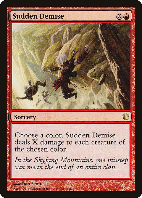Sudden Demise | Inglés | NM | C13