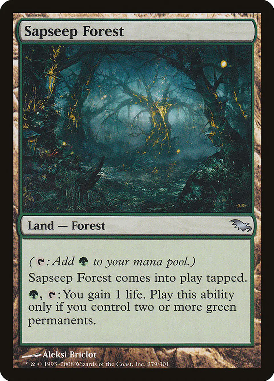 Sapseep Forest | Inglés | NM | SHM 1