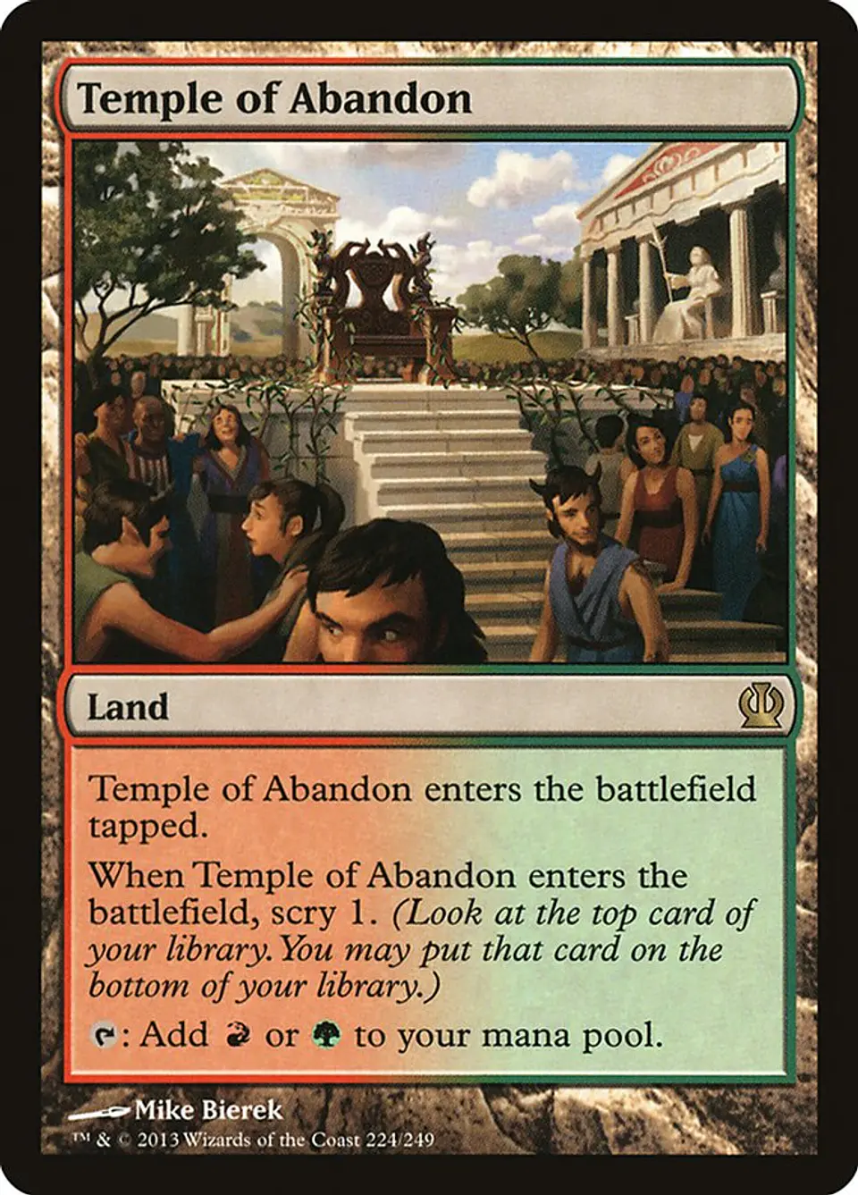Temple of Abandon | Inglés | NM | THS 1