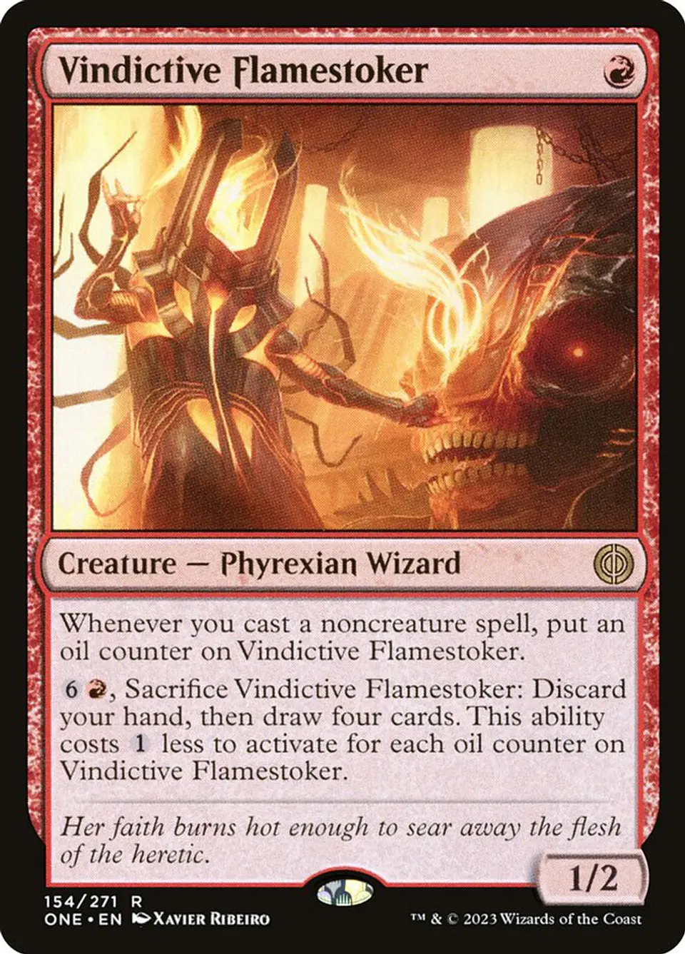 Vindictive Flamestoker (foil) | Inglés | NM | ONE 1
