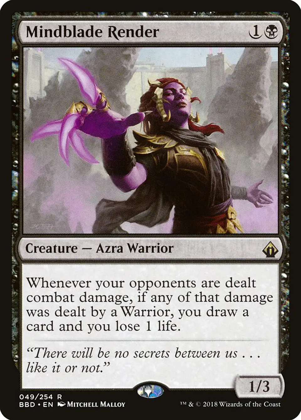 Mindblade Render | Inglés | NM | BBD 1