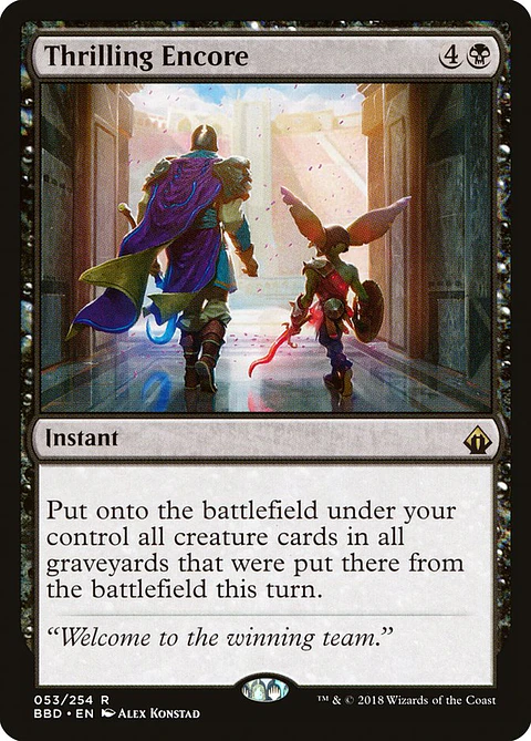 Thrilling Encore (foil) | Inglés | NM | BBD