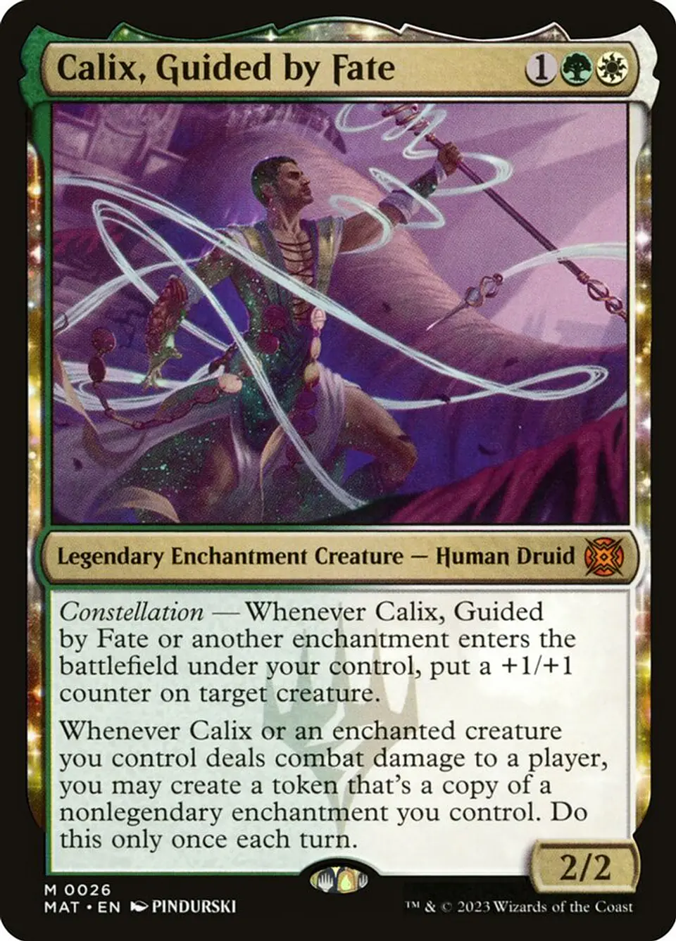 Calix, Guided by Fate (foil) | Inglés | NM | MAT 1