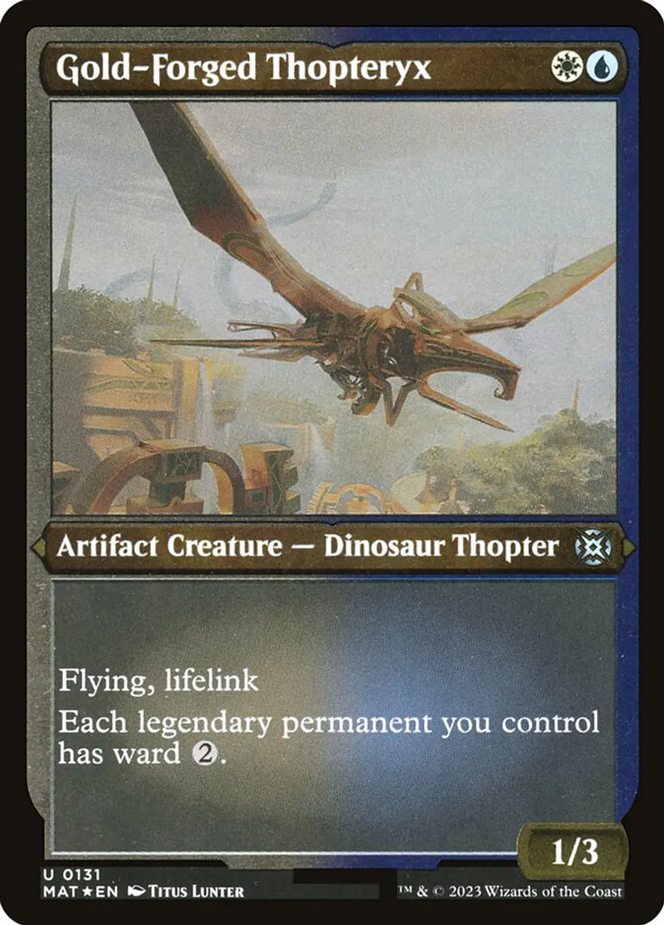 Gold-Forged Thopteryx (Etched) | Inglés | NM | MAT 1