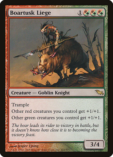 Boartusk Liege | Inglés | NM | SHM
