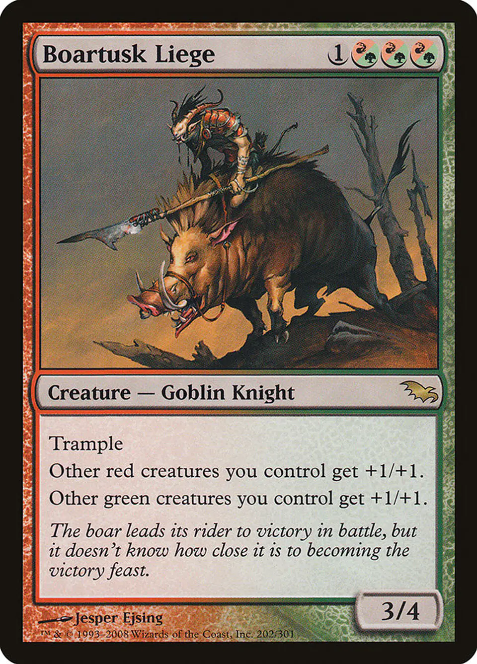 Boartusk Liege | Inglés | NM | SHM 1