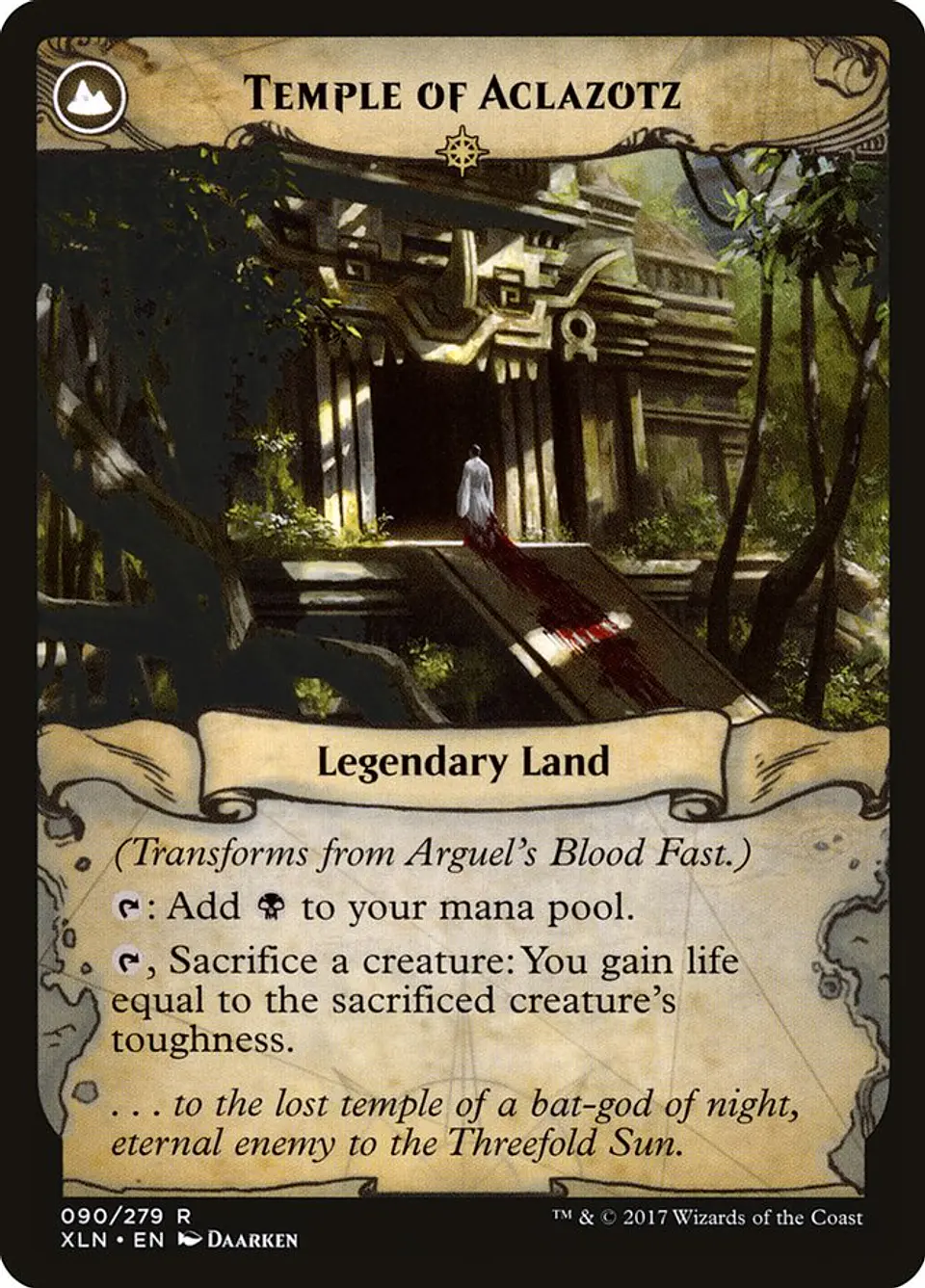 Arguel's Blood Fast // Temple of Aclazotz (foil) | Inglés | NM | XLN 2