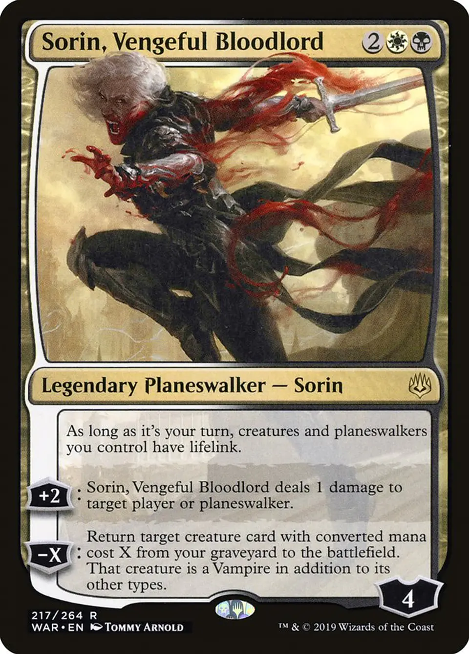 Sorin, Vengeful Bloodlord | Inglés | NM | WAR 1
