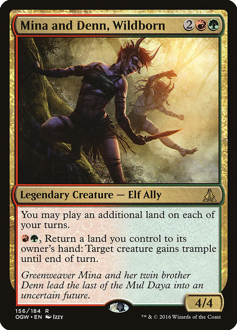 Mina and Denn, Wildborn | Inglés | NM | OGW 1