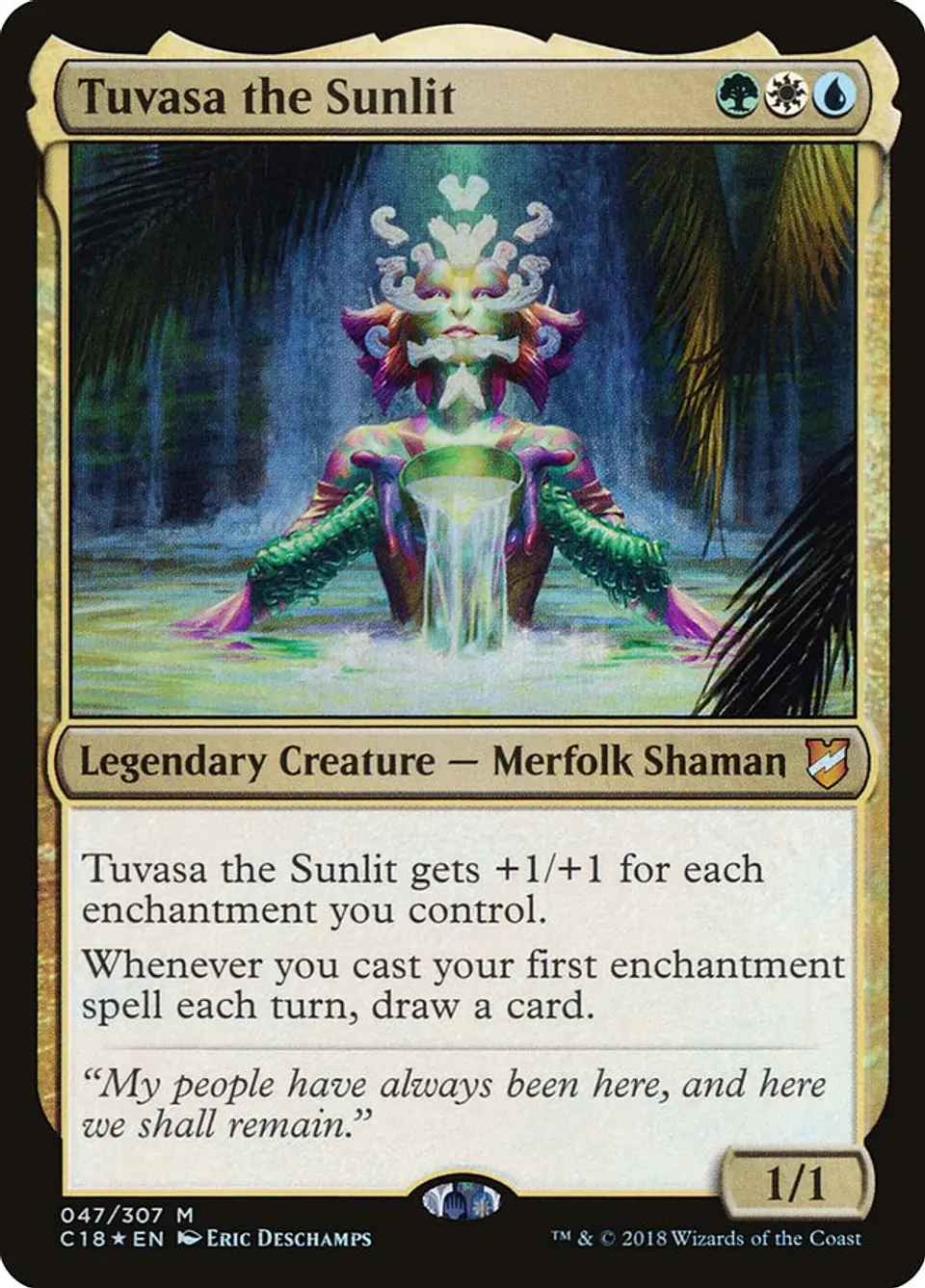 Tuvasa the Sunlit (foil) | Inglés | NM | C18 1