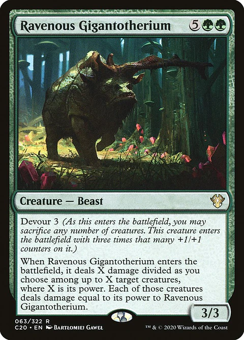 Ravenous Gigantotherium | Inglés | NM | C20