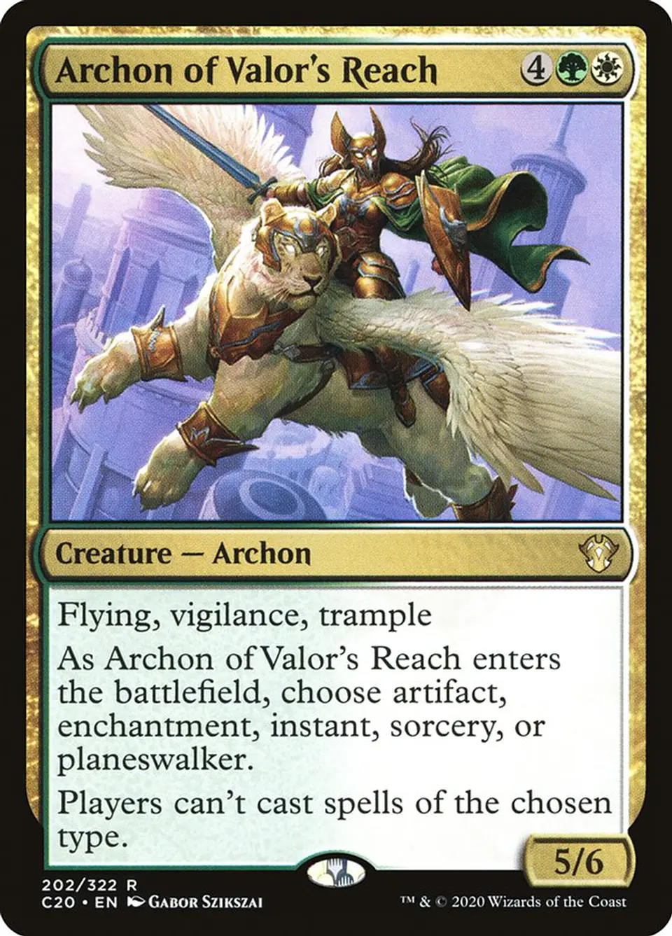 Archon of Valor's Reach | Inglés | NM | C20 1