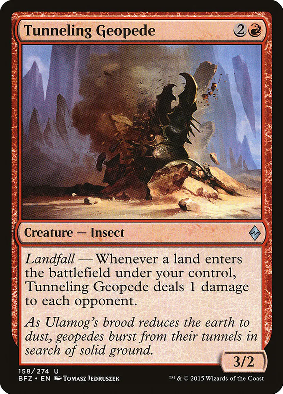 Tunneling Geopede | Inglés | NM | BFZ 1