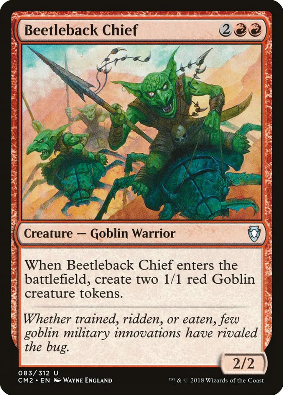 Beetleback Chief | Inglés | NM | CM2 1