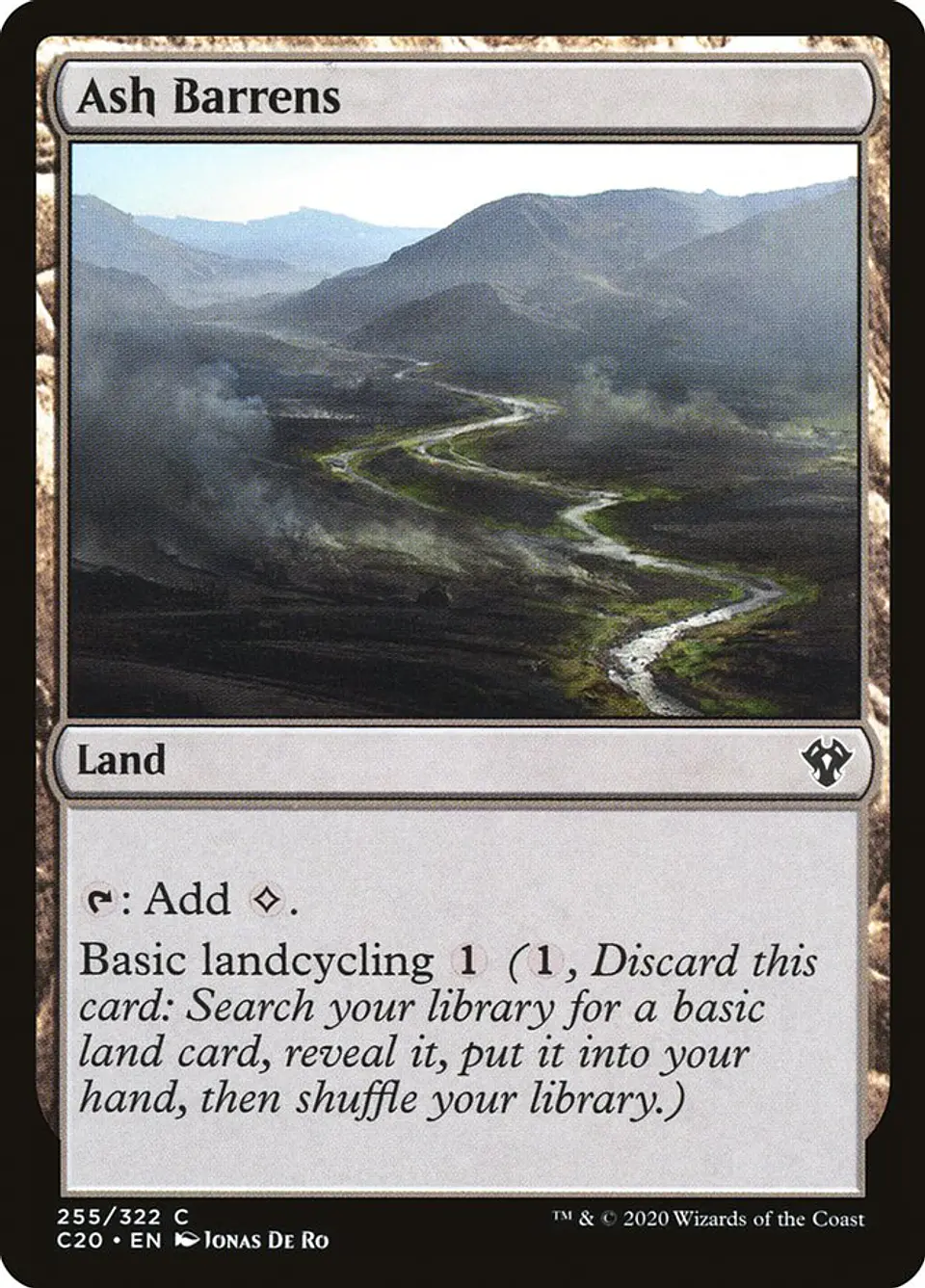 Ash Barrens | Inglés | NM | C20 1