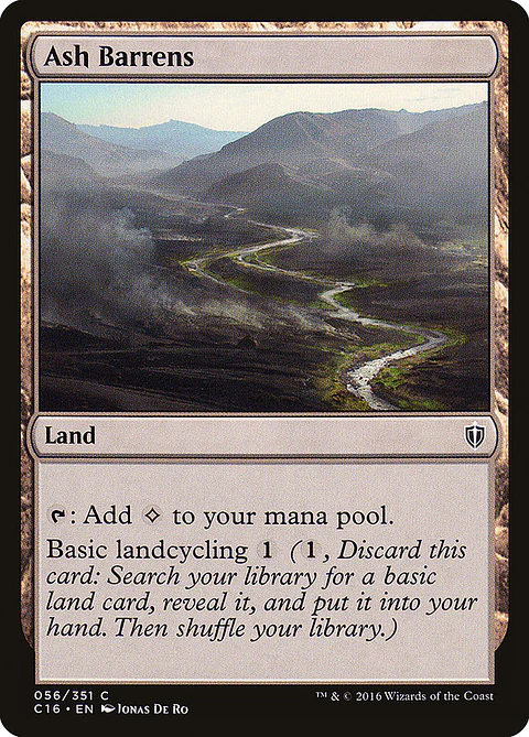 Ash Barrens | Inglés | NM | C16