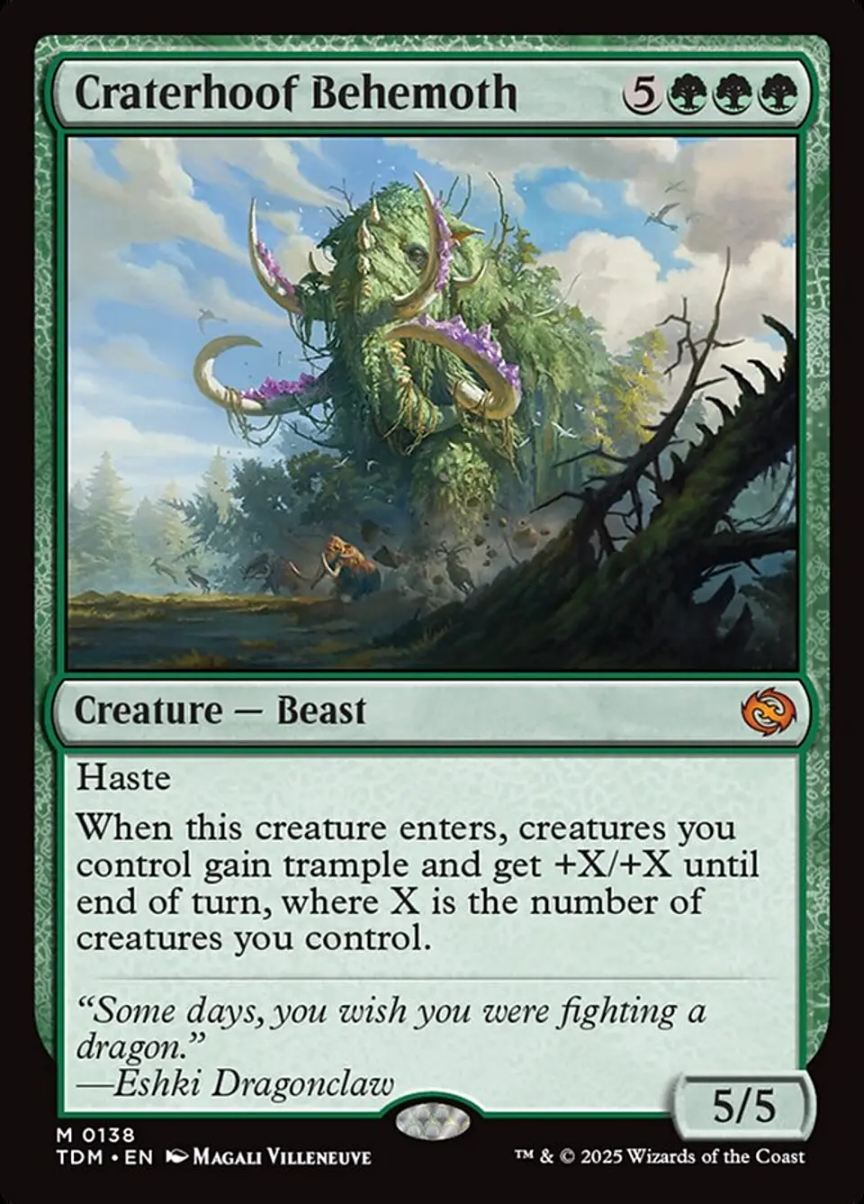 Craterhoof Behemoth | Inglés | NM | TDM 1