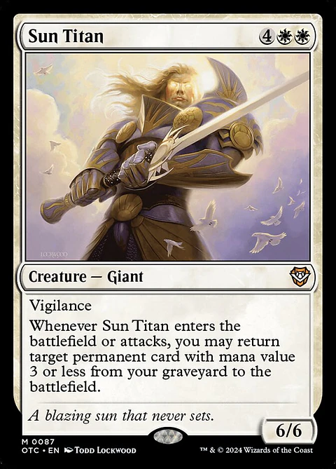 Sun Titan | Inglés | NM | OTC