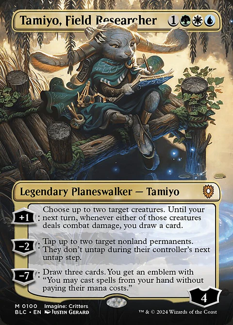 Tamiyo, Field Researcher (Borderless foil) | Inglés | NM | BLC
