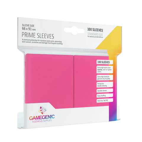 Protectores GameGenic Prime - Rosado (100 un.)