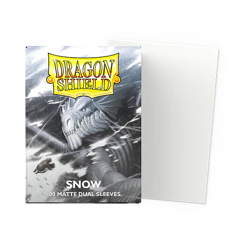 Protectores Dragon Shield Dual Matte - Snow (100 un.)