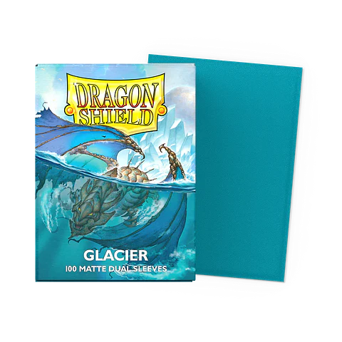 Protectores Dragon Shield Dual Matte - Glacier (100 un.)