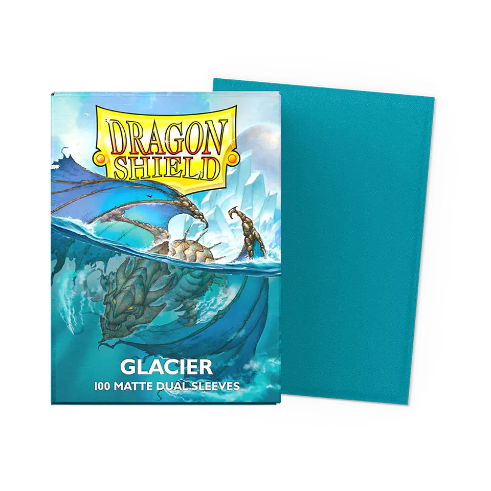Protectores Dragon Shield Dual Matte - Glacier (100 un.) 1