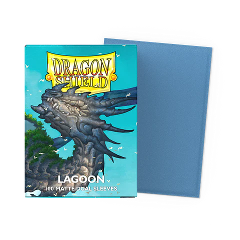 Protectores Dragon Shield Dual Matte - Lagoon (100 un.)