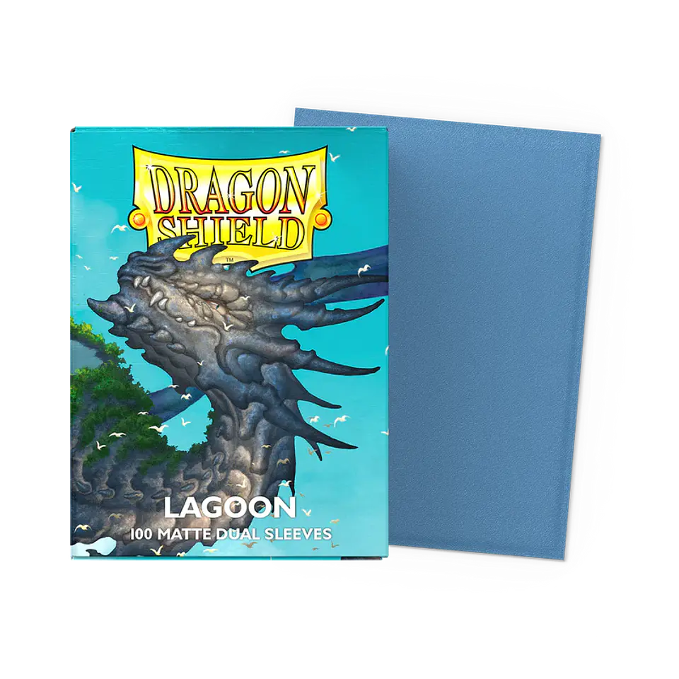 Protectores Dragon Shield Dual Matte - Lagoon (100 un.) 1