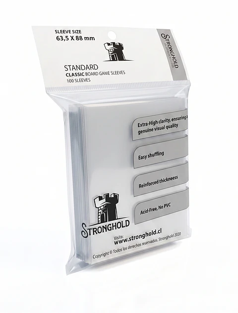 Fundas Transparentes Stronghold Standard (100 un.)