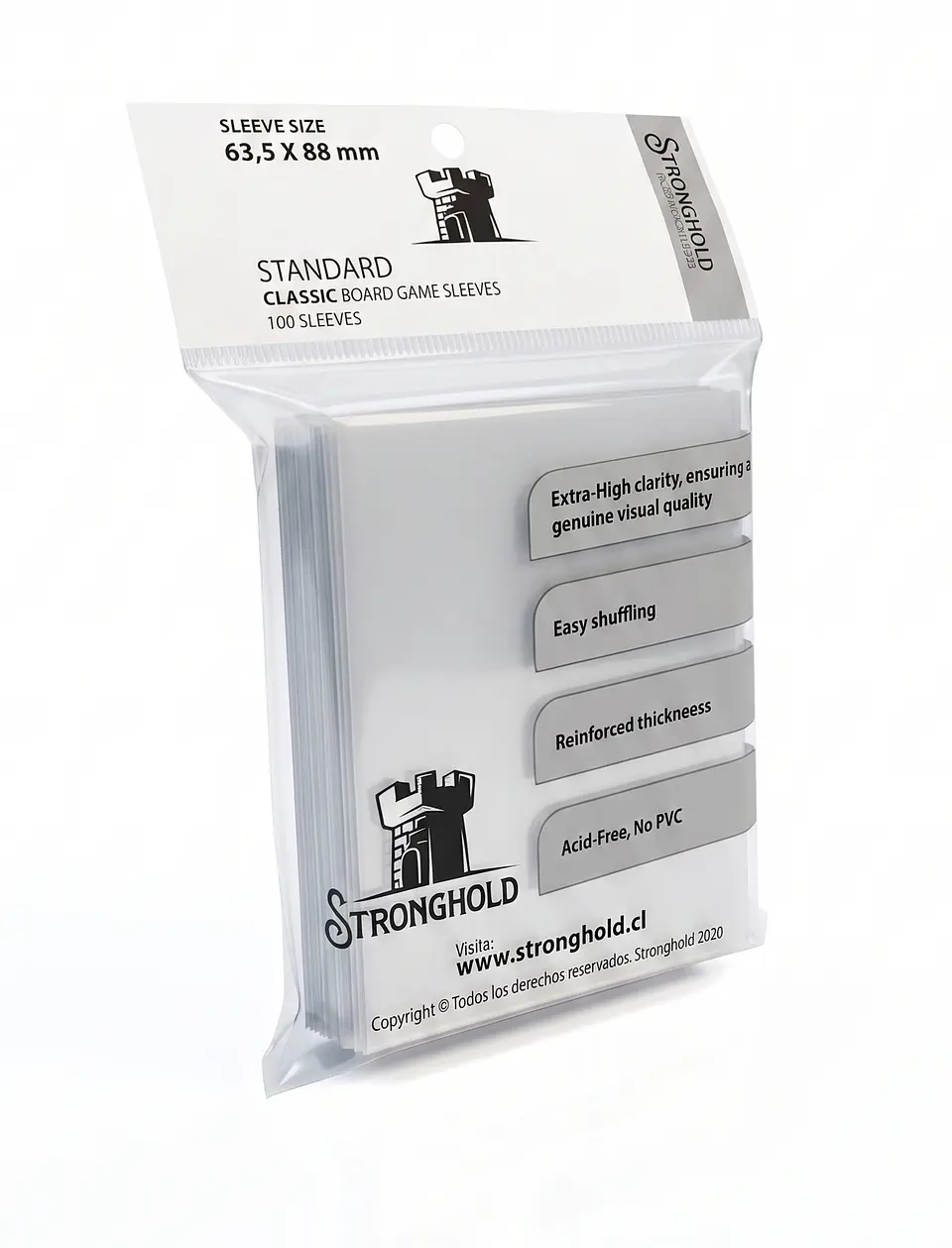 Fundas Transparentes Stronghold Standard (100 un.) 1