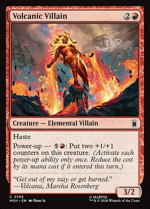 Volcanic Villain | Español | NM | MSH