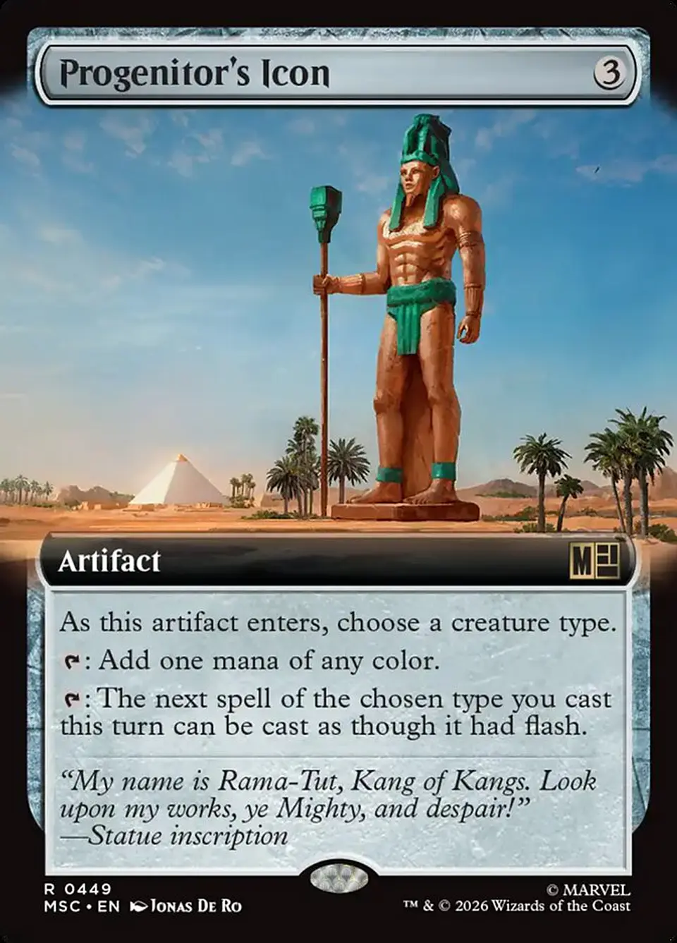 Progenitor's Icon (Extended Art) | Inglés | NM | MSC 1