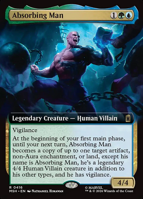 Absorbing Man (Extended Art foil) | Inglés | NM | MSH