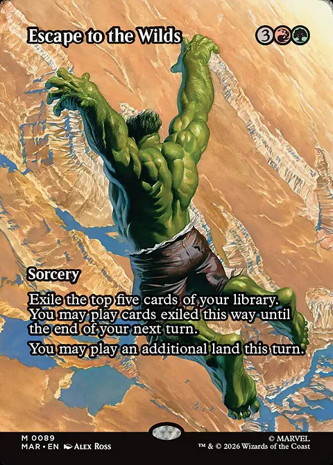 Escape to the Wilds (Borderless foil) | Inglés | NM | MAR