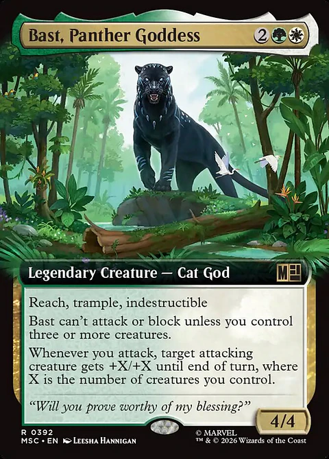 Bast, Panther Goddess (Extended Art) | Inglés | NM | MSC