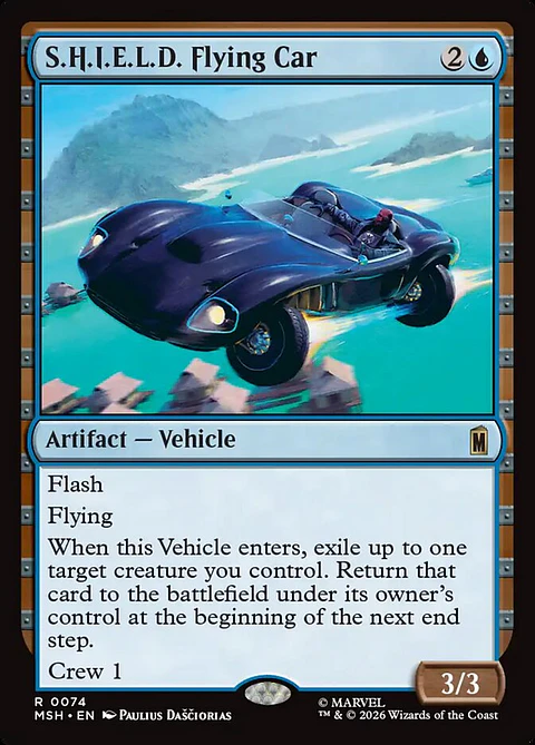 S.H.I.E.L.D. Flying Car (foil) | Inglés | NM | MSH