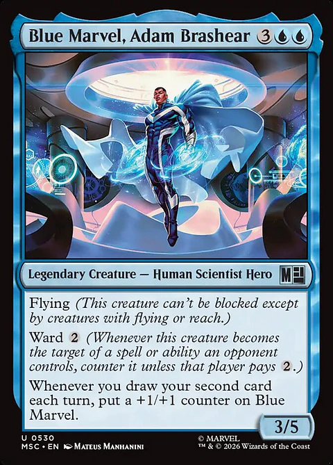 Blue Marvel, Adam Brashear | Inglés | NM | MSC