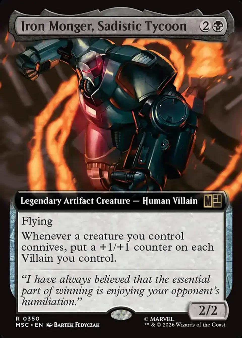 Iron Monger, Sadistic Tycoon (Extended Art) | Inglés | NM | MSC 1