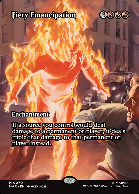 Fiery Emancipation (Borderless) | Inglés | NM | MAR