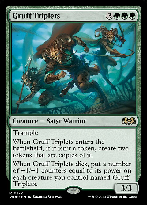 Gruff Triplets | Español | NM | WOE