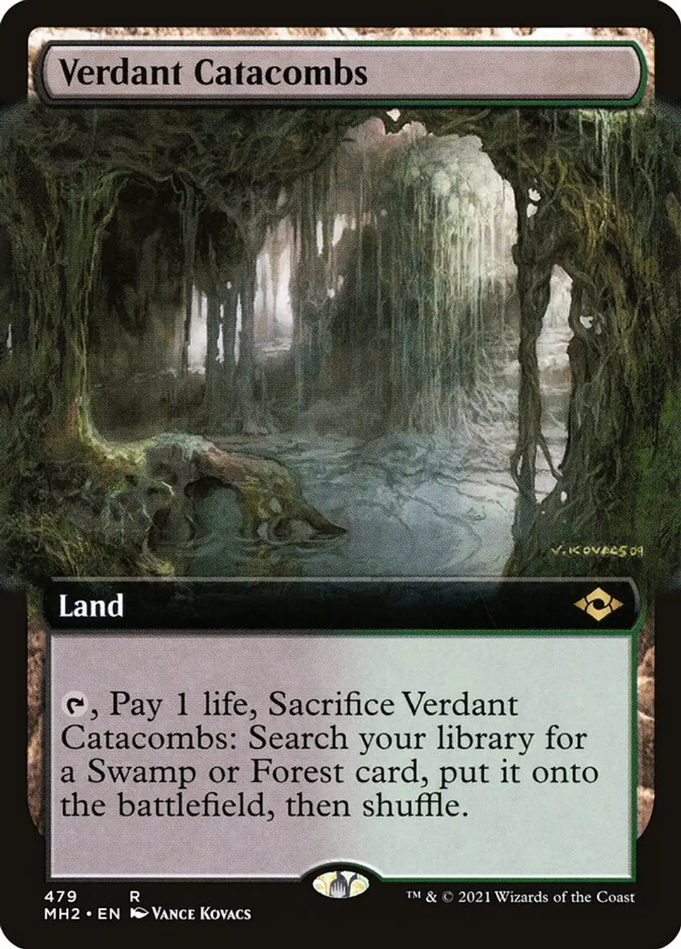 Verdant Catacombs (Extended Art foil) | Inglés | NM | MH2 1