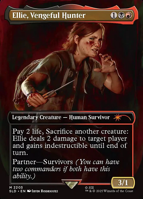 Ellie, Vengeful Hunter (Borderless) | Inglés | NM | SLD
