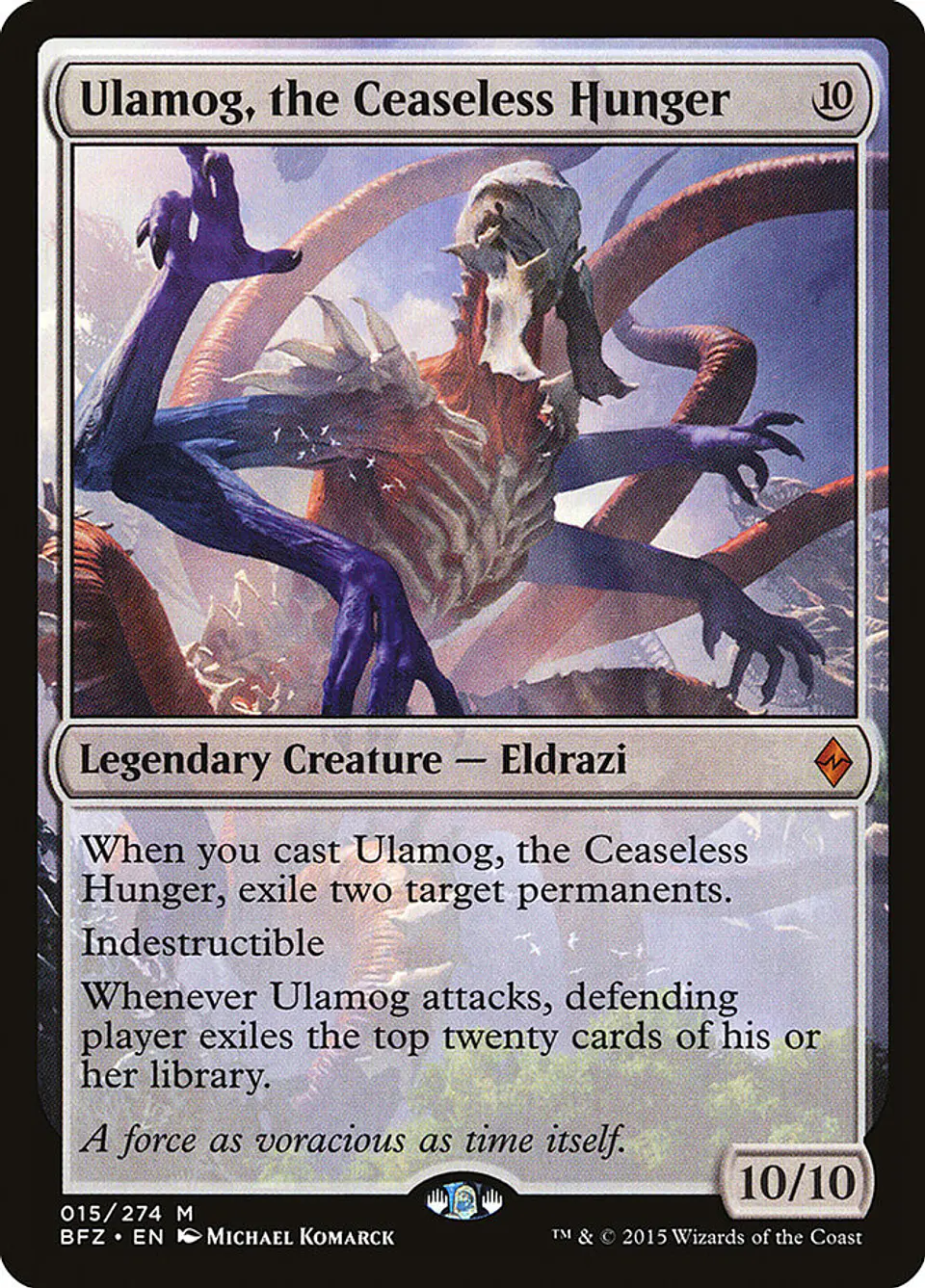 Ulamog, the Ceaseless Hunger | Español | NM | BFZ 1