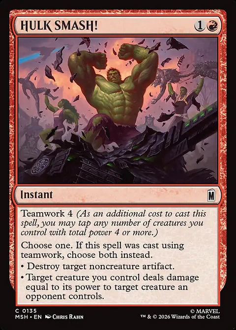 HULK SMASH! | Inglés | NM | MSH