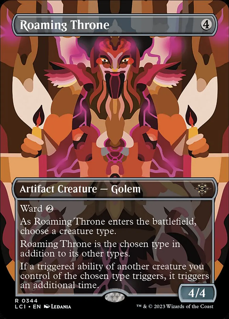 Roaming Throne (Borderless foil) | Inglés | NM | LCI 1
