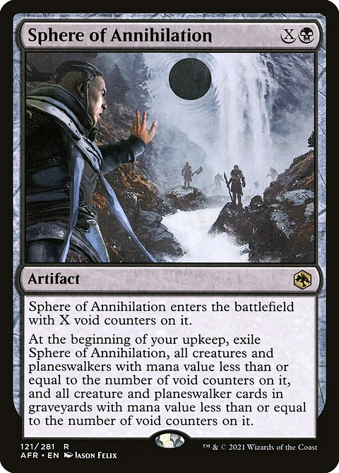 Sphere of Annihilation | Inglés | NM | AFR