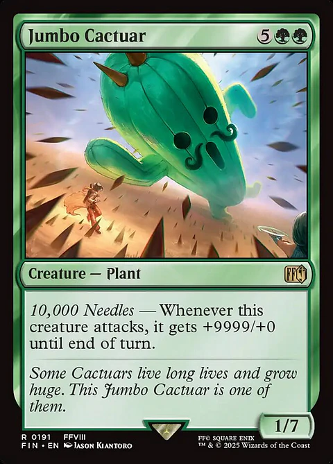 Jumbo Cactuar (foil) | Inglés | NM | FIN