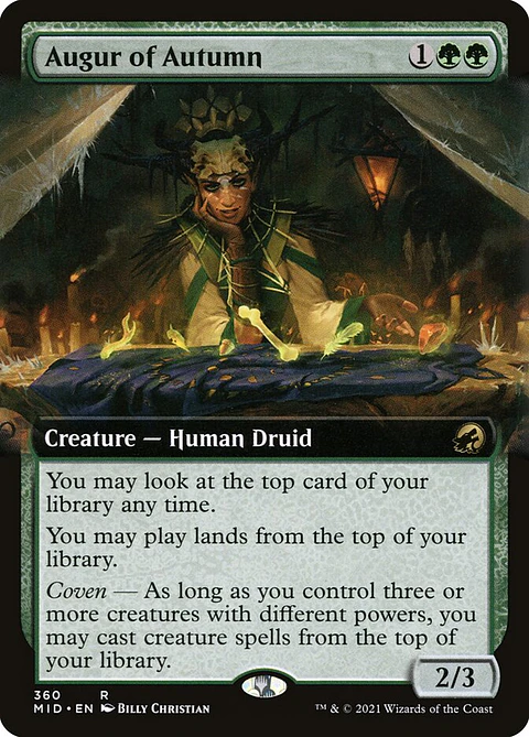 Augur of Autumn (Extended Art) | Inglés | NM | MID